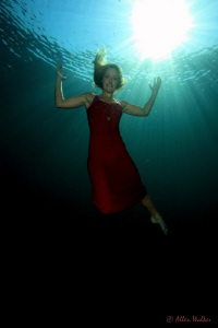 Lady in Red - My first attempt at an underwater model sho... by Allen Walker 